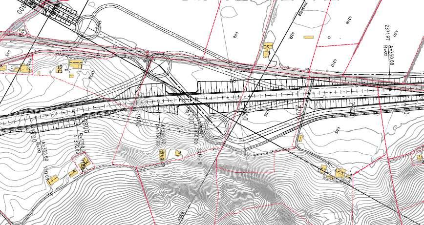 Kommunedelplan rv. 4 Roa-Gran grense Temarapport nærmiljø og friluftsliv 2.5.2 Alternativ A7 1 Alternativ A7 tar av fra eksisterende rv. 4 der fylkesvegen til Nordre Oppdalen krysser rv.