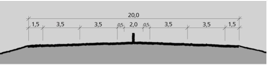 For veg med dimensjoneringsklasse H5 er det krav til to forbikjøringsstrekninger i hver retning per 10 km veglengde.
