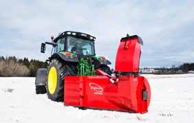 V-FRESERE 262 MONSTER V Verdens største v-fres Fjerner inntil 1900 tonn snø pr time. Stor traktor, mye snø, høye hastigheter- dette er snøfresen for oppgaven.