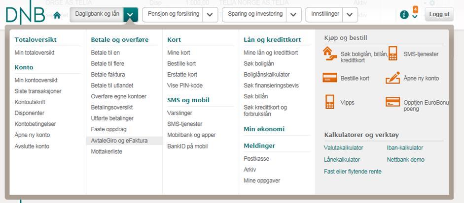 Hvordan avslutte efaktura-avtale/avtalegiro i nettbanken: Den enkelte bank har opplysninger om hvordan dette skal gjøres på sin nettside. Her er blant annet en link til DNB sin nettside. https://www.