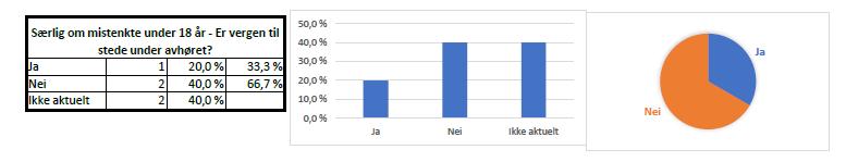 Vi kommenterer dette ytterligere i pkt. 4.3. Det fremheves som meget positivt at politiet i møtet med publikum i sårbare situasjoner, fremstår med trygghet, respekt og autoritet.