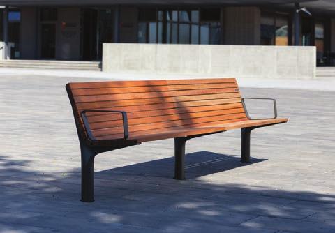 66 67 vltau r agátové drevo t tropické drevo VLT113 Dvojitá parková lavička konštrukcia z hliníkovej zliatiny, sedadlo