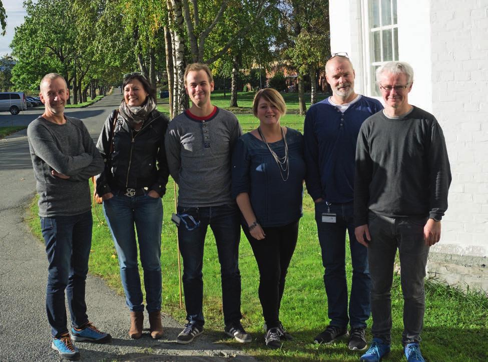 Fra venstre: Pål Birger Olsen, Marita Sandvik, Eskil Nyhus, Siv Anita Aasnes Tsakem, Tor Arne Veie, Erik Søndenaa.