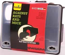 NOBB: 53559005 Trinol Åtestasjon med Rottefelle Åtestasjonen inneholder en hardtslående rottefelle