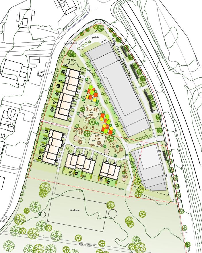 Figur 2 - Situasjonsplan for Storebukta i Oppegård kommune. 3 Myndighetskrav 3.