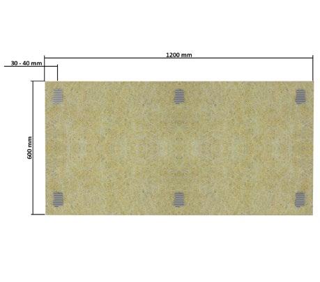 12 kg/spann 10 l/spann - Tannsparkel (4-8 mm) Mulighet for etterjustering 15 min Veiledende limforbruk - - Platestørrelse (mm) Anbefalt lim Plater 600 x 600 1200 x 600 Rockfon Akustikklim (vannbasert