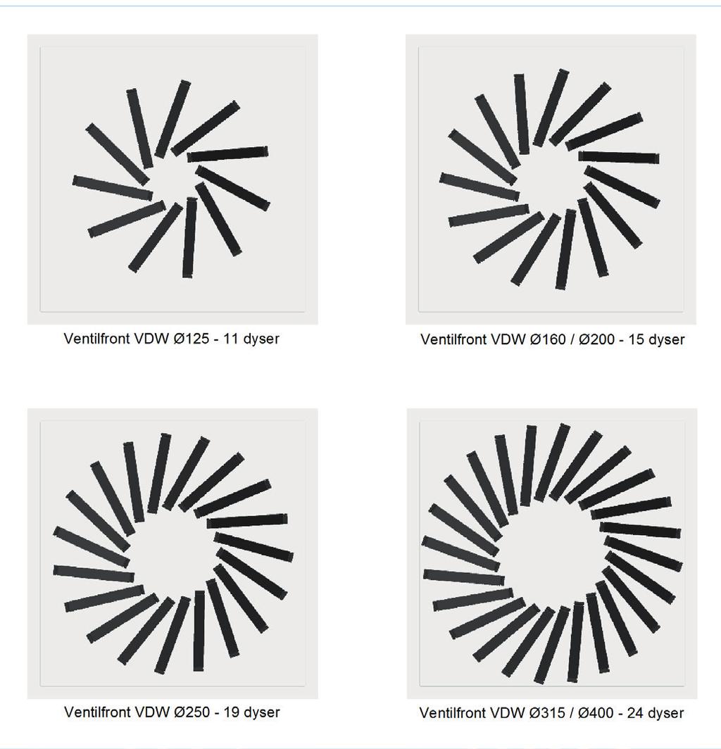 0 400 399 3,9 Tabell 2 HURTIGVALG Orion-VDW [m³/h] Dim.