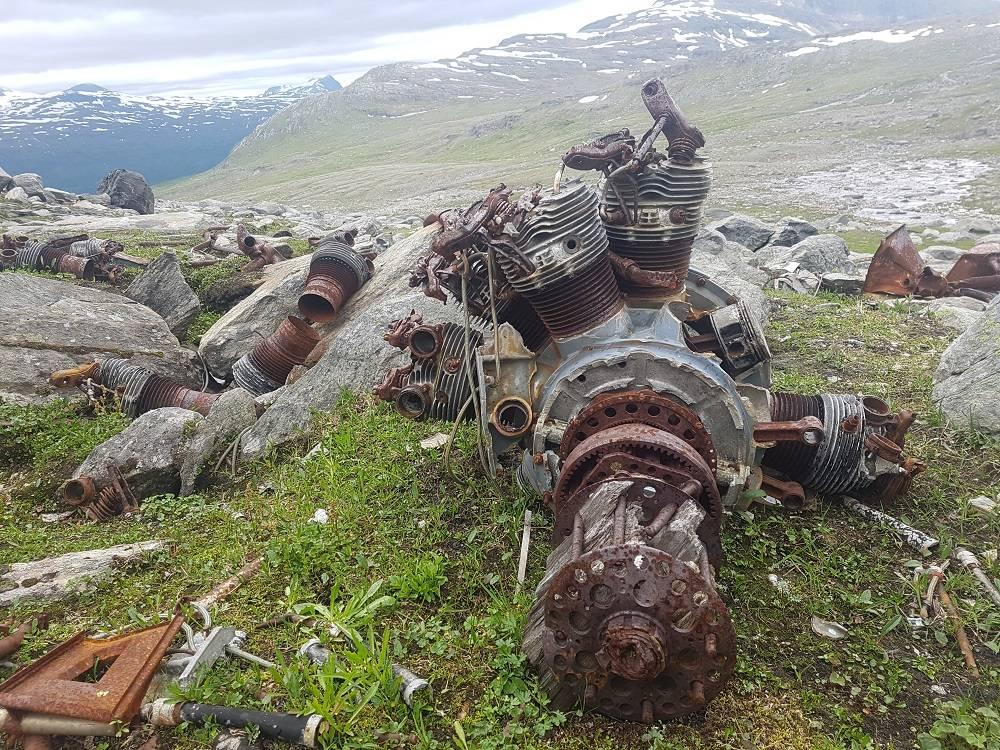 I forbindelse med kamhandlingene i 1940 fløy norske fly ut fra Bardufoss og angrep tyske stillinger nord for Narvik.