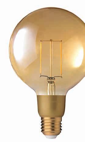 De egner seg svært godt i lamper hvor lyskilden er en del av designet. LED Filament dekorpærene gir et fint stemningslys med svært lavt strømforbruk!