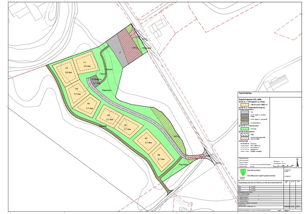 7. Beskrivelse av planforslaget Plankart Ämmenniemi hyttefelt 7.1.