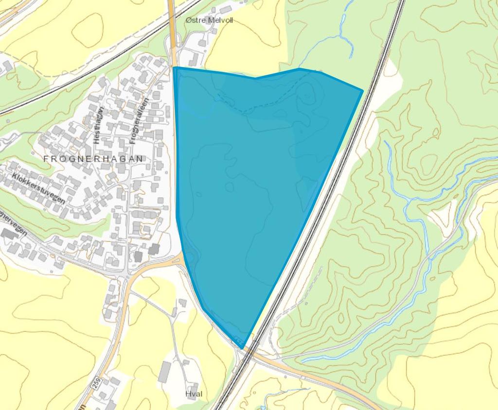 Side 4 av 7 For område B3 med byggeformål bolig foreslås BYA min. = 33 % og BYA maks. = 50 %. Gesimshøyde maks. 16m over ferdig planert terreng. Minimumskrav til BRA er satt til 16 100 m2 = BRA 148%.