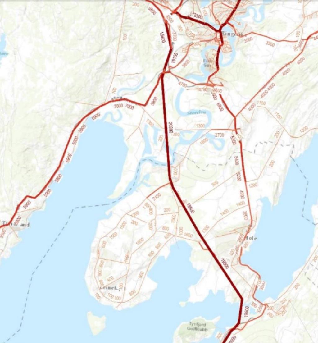 2044 med prognosegrunnlag i samsvar med SSB alternativ MMMM (Kilde : Fellesprosjektet)