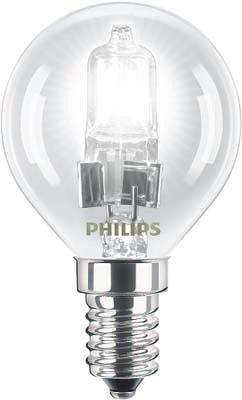 HALOGEN 230V E27-E14-B15 Halogen EcoClassic E27-E14-B22, Philips Leverandør: Philips Philips EcoClassic30 erstatter tradisjonelle glødelamper og gir 30% besparelse med samme lysstyrke.