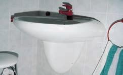 km og WDP Spesialsett for montering av håndvasker og urinaler i vegger.