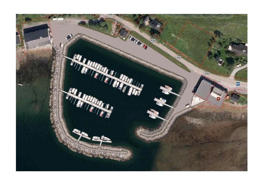 Havnen blir 100% privat eid, og vil inneholde ca 100 båtplasser.