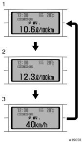 216 SISTEM KLIMA UREĐAJA DRUGA OPREMA 217 Izpis zunanje temperature (modeli z ročno klimatsko napravo) Zaslon kaže zunanjo temperaturo zraka. Območje prikaza temperature je od -30 C do 50 C.