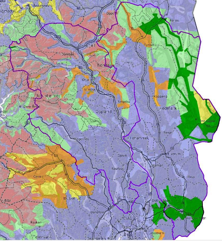 Plan 2018 Skannet 2018: 5 pkt/m 2 2018: 2 pkt/m