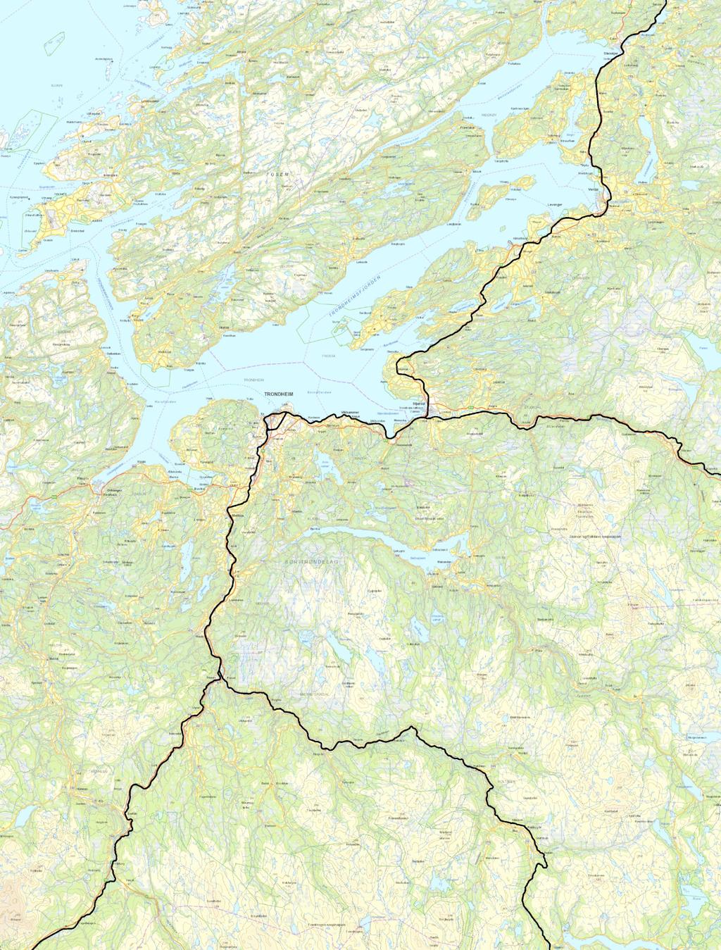 Steinkjer «Trønderbanen» - Brukes om timespendelen (Lundamo-)Melhus-Steinkjer Verdal Levanger «Lokaltog Trøndelag» - NSB s samlebetegnelse på Trønderbanen samt tilbudet til Røros, Oppdal og Storlien