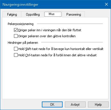 Kapittel 5 Forstø rrelsesegenskaper 121 Mus Musens navigasjonsalternativer, peker posisjonering og peker begrensninger, gjør det enkelt å utforske og bevege seg rundt på skjermen.