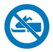 SNØSCOOTER VEILEDER Forbudt for snøscooter Skiltet brukes på snøscooterløyper som ikke er åpen for almen ferdsel.