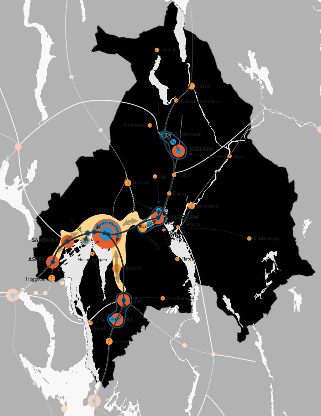 Regional areal- og transportstruktur 1. Videreutvikle Oslo by som landets hovedstad 2.