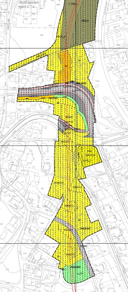 Status vedtakspunkt - Løsmassetunnel Bestemmelse om at: Tunnelen skal på strekningen rett sør for kryssingen av Professor