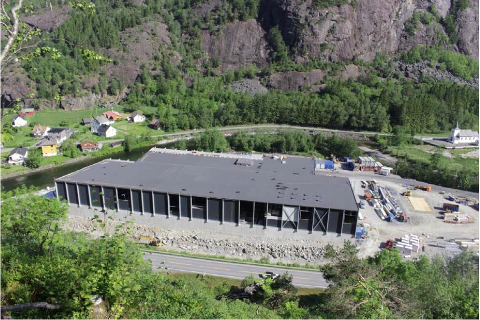 smolt / year RAS-facility Fjæra; 1800 tons big