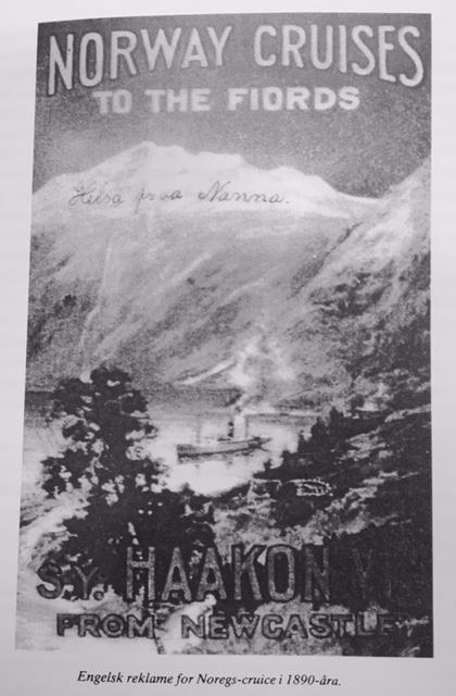 Fjordadampen 1868 «Nereid» i Geiranger og i 1886 var det 15 anløp av turistskip Rekorden i Geiranger