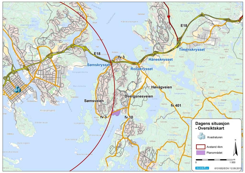 1. Innledning Sommer og høst 2013 utførte Rambøll Norge AS trafikkanalyser for utbygging av kontor/engineeringvirksomhet ved krysset Sømsveien X Salbustadveien på Søm, på vegne av Støodden Utvikling