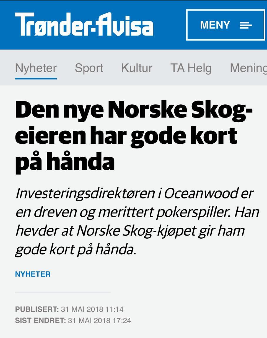 Dette er en veldig høy importandel.