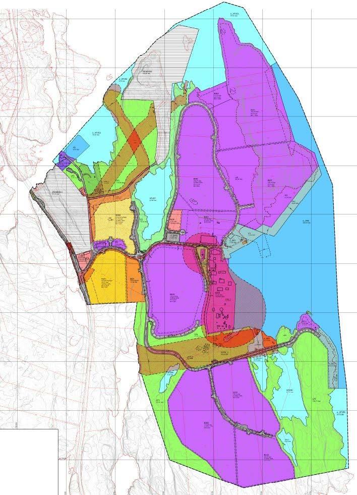 KOLLSNES NÆRINGSPARK Det er planer om å endre reguleringsplanen for Kollsnes Næringspark (figur 1) på grunn av et generelt behov for større, mer sammenhengende og brukbare næringsareal.