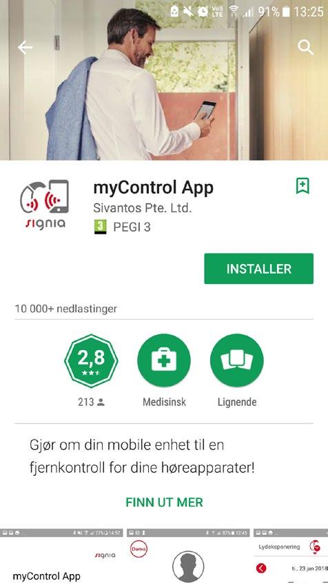 Play Butikk. Søk etter mycontrol app.