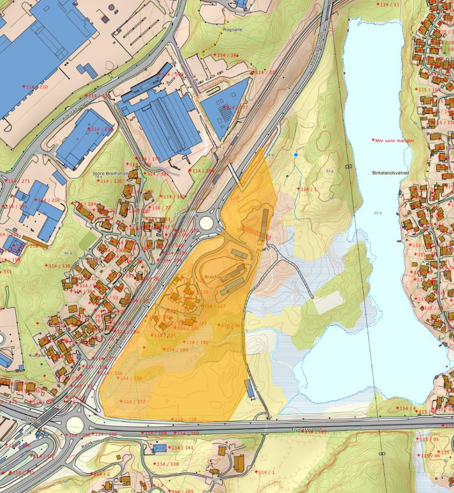 Overvannsmengder for nedbør på tiltaksområdet For beregning av overvannsmengder som skal håndteres på tomten og dimensjonering av overvanns- /fellesledninger skal den rasjonelle metode benyttes (A <