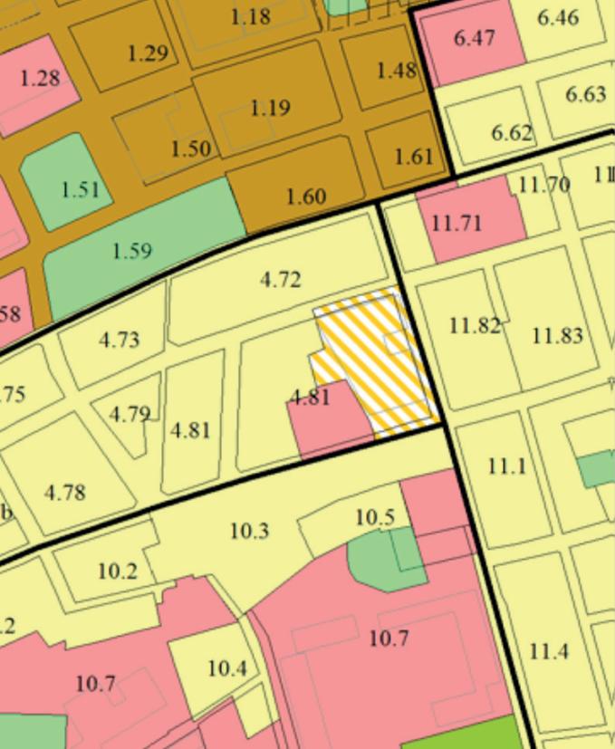 Utnyttingsgraden er 35 % BYA, og største byggehøyde 8,0 meter.