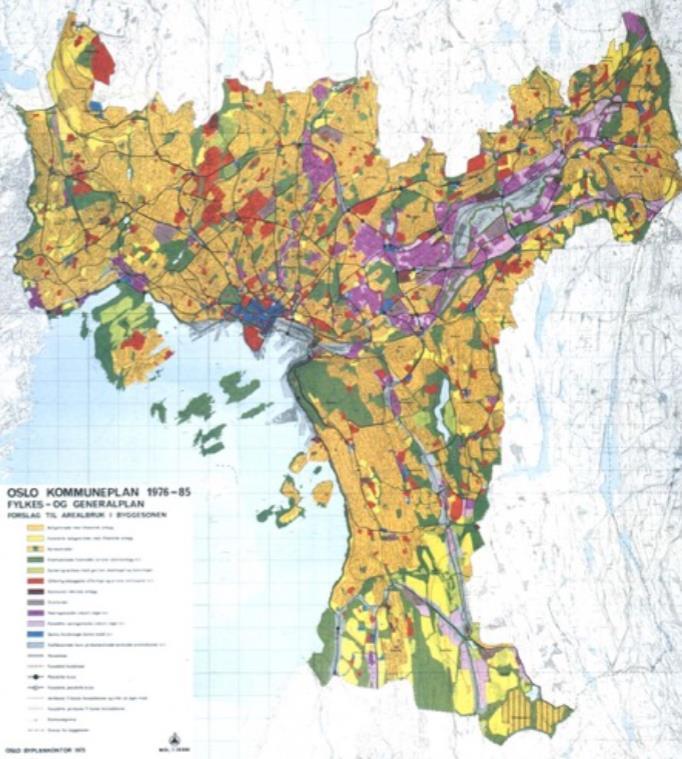 Litt historie Bygningsloven av 1965 Innfører et