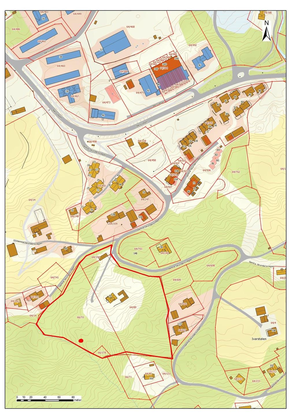 Figur 2: Kart over området.