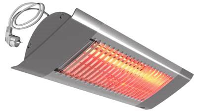 54 911 05 Terrassevarme IHC Carboninfra IPx4, Frico Gir behagelig, men intens varme Karboninfravarmeren IHC gir en skånsom/ direkte varme og med behagelig mykt lys er den ideell både for