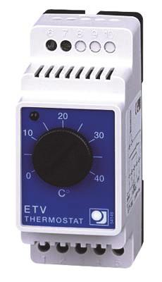 Termostater skinnemonterte, Micro Matic For reg.