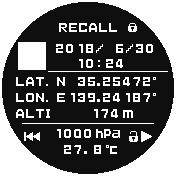 For å endre ikonet som er tildelt et registrert punkt 1. Mens punktdetaljer vises, trykker du på dreiebryteren. Mens detaljene for et bestemt punkt vises 1.