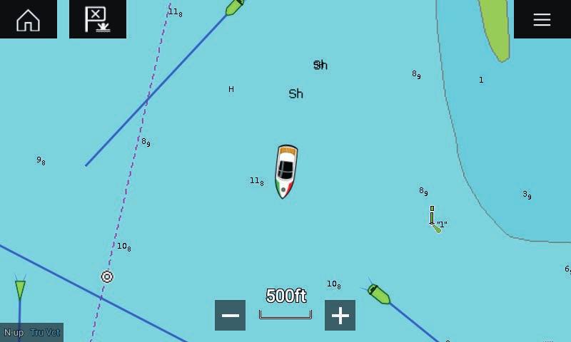 Båtdetaljer Hurtigmenten for båtdetaljer gir tilgang til båtrelaterte innstillinger.