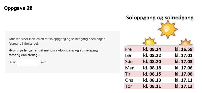 Oppgaver med lav løsningsprosent 5.