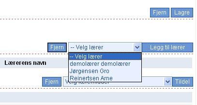 2. Klikk på et av fagene 3.