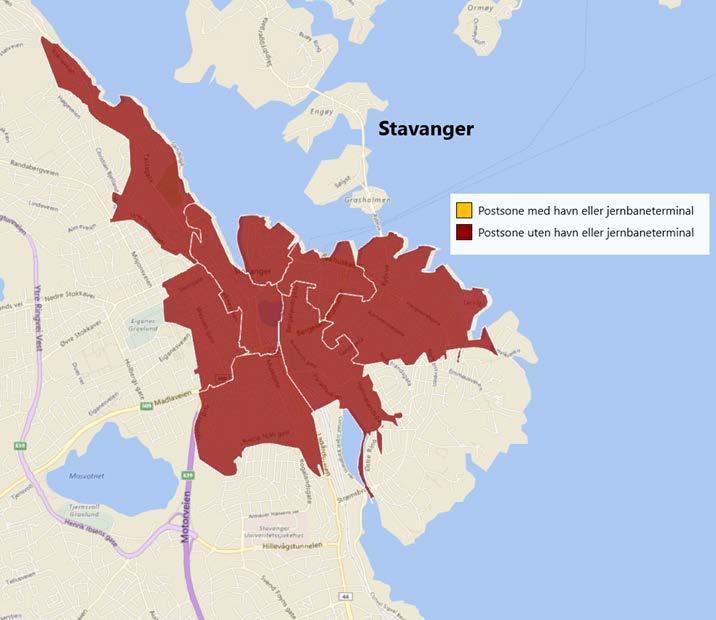 6 Stavanger 6.1 Introduksjon For Stavangerregionen ser vi på tre geografiske aggregeringsnivåer, hhv Stavanger og omegn (bestående av ne Stavanger, Sandnes, Sola og Randaberg), Stavanger og Stavanger.