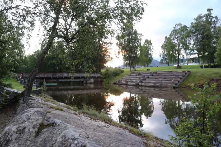 I øvre del av vassdraget bør det foretas enkel tilrettelegging for et naturbasert friluftsliv.