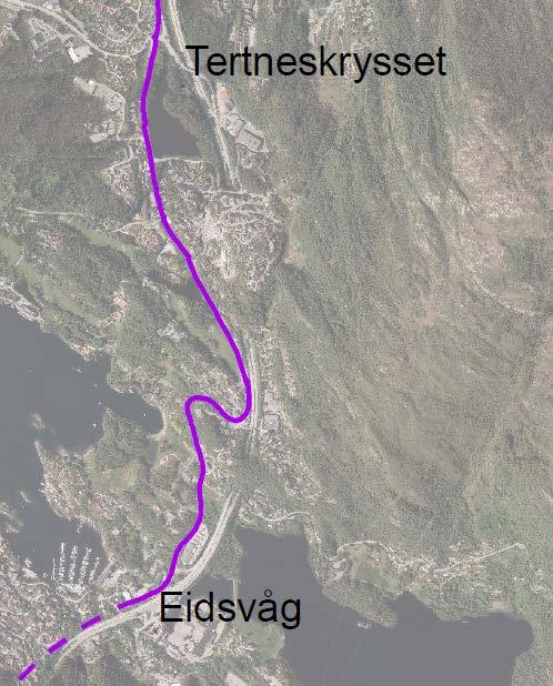 Planarbeidet skal koordineres med planlegging av sykkeltrasé i Eidsvågveien.