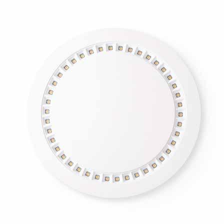 Eco Moon taklampe 15W NYHET! Nå i oppdatert utgave. Ideell downlight for prosjekt. Denne lavtbyggende (32mm) downlighten kan monteres direkte i isolasjon uten kasse.