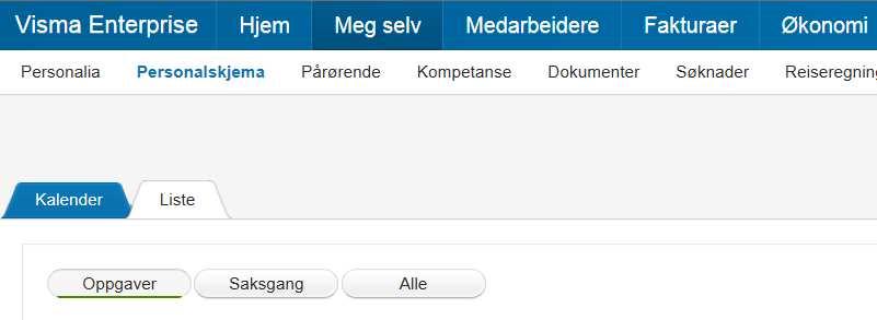 Registrere/søk om ferie 1. Trykk på «Ny» - og vel ferie: 2. Legg inn ønskje for ferie - dato frå og til (saldo finn du på sida): 3.