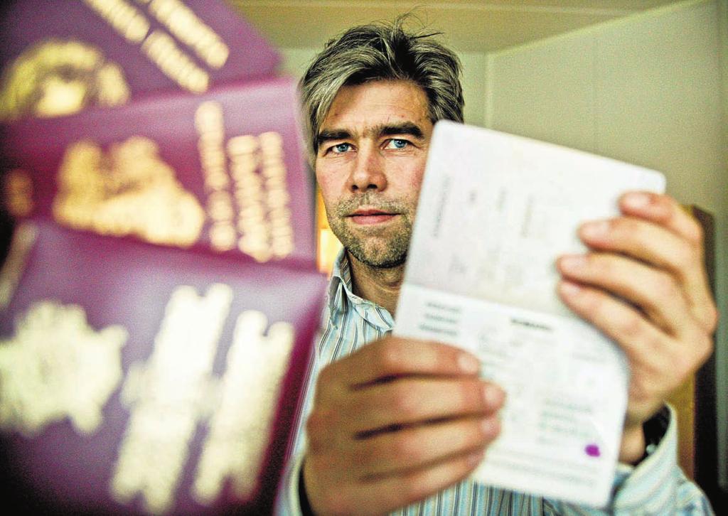 Han advarer om at kontrollen av Schengen-pass er altfor slapp i Norge. EINAR HAAKAAS STEIN J.