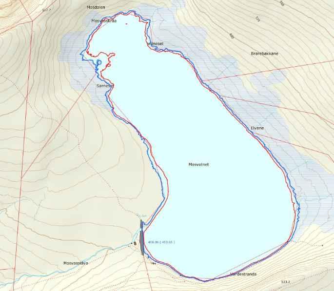 Fordeler og ulemper ved tiltaket Fordeler Alternativet til omsøkt senkning av vannstanden vil være omfattende ombygging av de to fyllingsdammene; anslutningen på Litlevatn og dam Mosvatn.