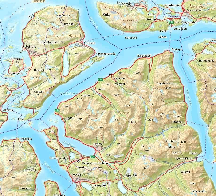 Geografisk plassering av vassdragsanlegget Litlevatn